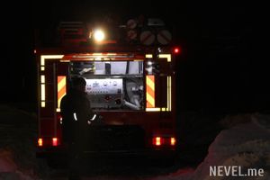 В Невеле горела баня (фото)