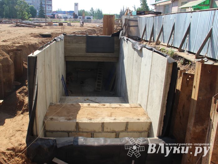 Новости со строительства подземных переходов в Великих Луках (ФОТО)