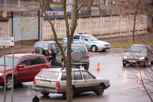 Фотофакт: ДТП на проспекте Гагарина в Великих Луках