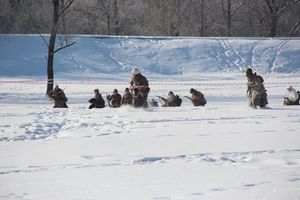 В Великих Луках реконструировали подвиг Александра Матросова (12+)(ФОТО)