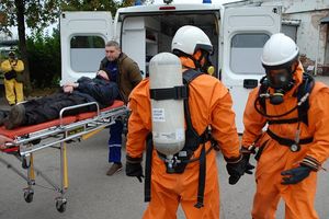 На Псковском хладокомбинате прошло тактико-специальное учение (ФОТО)