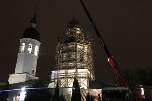 На Свято-Вознесенском соборе появился новый купол (ФОТО, ВИДЕО)