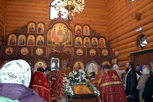 В Великолукском районе состоялось освящение храма святой мученицы Параскевы Пятницы (фото)