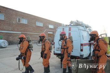 Великолукские спасатели провели учения (фото)