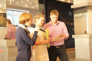 Награждение участников конкурса "Свадебный марафон"