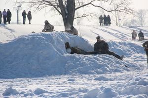 В Великих Луках реконструировали подвиг Александра Матросова (12+)(ФОТО)