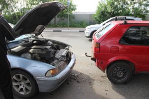 На Гагарина в Великих Луках столкнулись два «немца» (ФОТО)