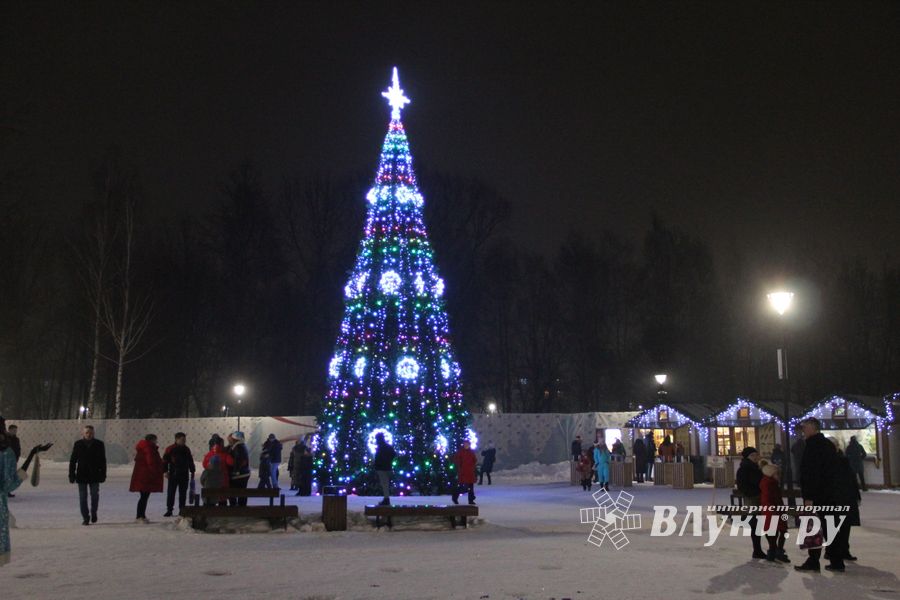 Новогодний салют прогремел Великих Луках (ФОТО)