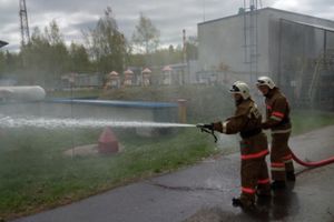 На нефтеперекачивающей станции «Великие Луки» был потушен условный пожар (ФОТО)