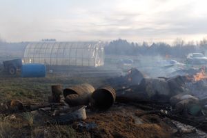 Несоблюдение правил пожарной безопасности привело к пожару (фото)