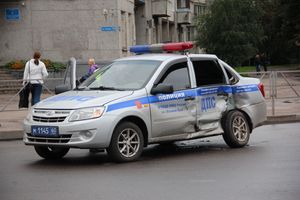 В Великих Луках произошло ДТП с участием автомобиля ДПС (ФОТО)