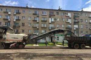 Проспект Октябрьский перекрыт для ремонта (ФОТО)