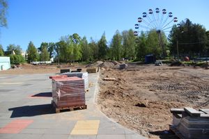 В парке культуры появляются новые аттракционы (ФОТО)