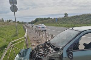 Из-за заснувшего водителя в Великолукском районе в ДТП пострадал мужчина (ФОТО)