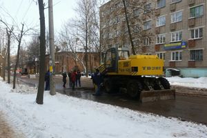 Улица Ставского перекрыта (ФОТО)