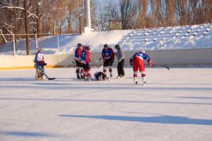 Великолукский хоккей: много забитых шайб, немного потасовок и разбитых лиц (фото)