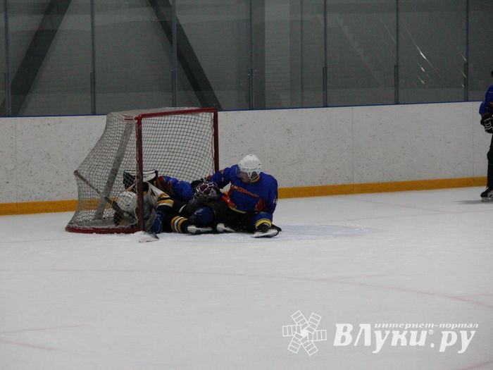 Великолукские хоккеисты одержали победу на домашнем льду (ФОТО)