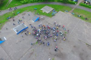 За «Велопарадом» в Великих Луках следили с воздуха (ФОТО)