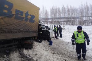 Девять человек погибли в ДТП с микроавтобусом в Пензенской области  (фото)
