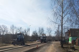 На ул. Прудной идёт ремонт дороги (ФОТО)