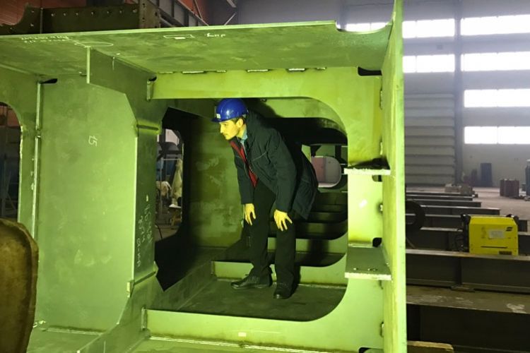 Состоялся очередной рабочий визит на завод-изготовитель металлоконструкций для путепровода в Великих Луках (ФОТО)