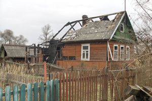 Неисправная печь стала причиной пожара в Псковской области (фото)