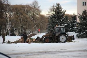 Главная городская ёлка отправилась на свалку (ФОТО)