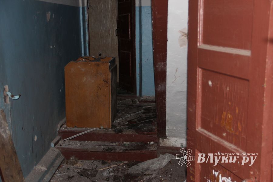 Пожар на ул. Герцена в Великих Луках (ФОТО)