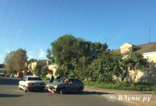 Две легковушки столкнулись в Великих Луках (ФОТО)