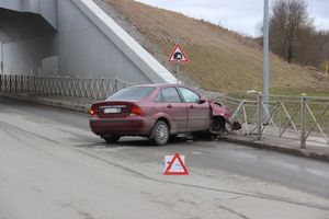 ДТП при въезде на путепровод (ФОТО)