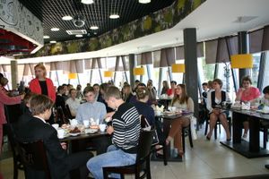 Великолукские школьники посетили "Литературное кафе"