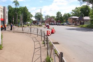 На Вокзальной в Великих Луках заканчивается ремонт (ФОТО)