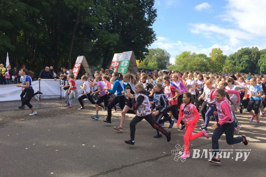 В Великих Луках стартовал Всероссийский день бега «Кросс нации-2017» (ФОТО)