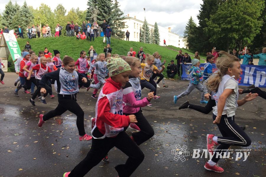 В Великих Луках стартовал Всероссийский день бега «Кросс нации-2017» (ФОТО)