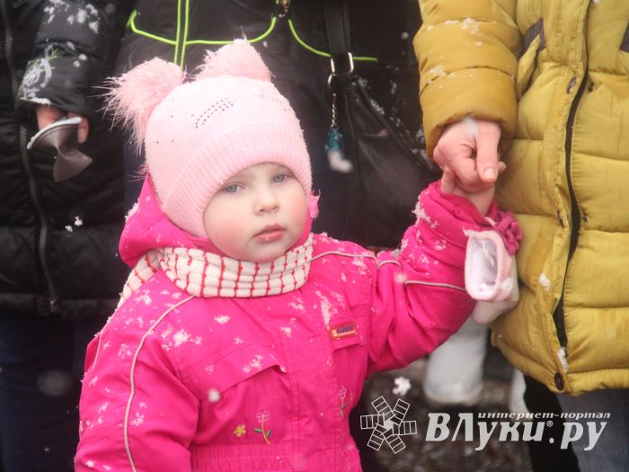 В Великих Луках сожгли Масленицу (фото)