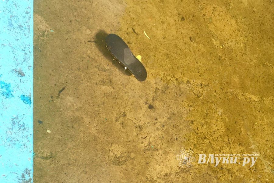 ФОТОФАКТ: Фонтан на площади Рокоссовского. Чей туфля?