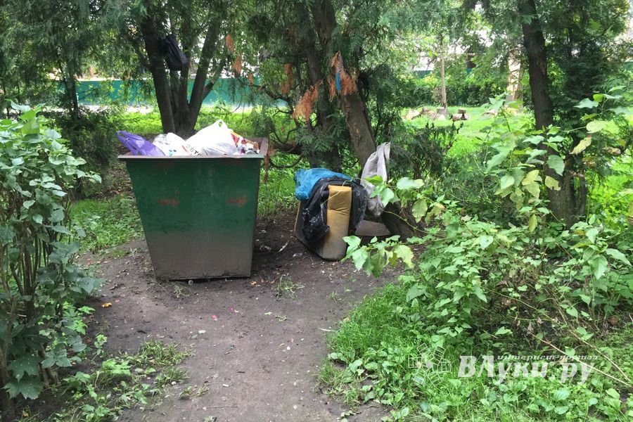 Обратная сторона центра Великих Лук (ФОТО)