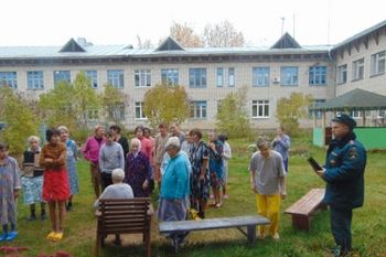 В психиатрической больнице в Богданово прошла учебная эвакуация (ФОТО)