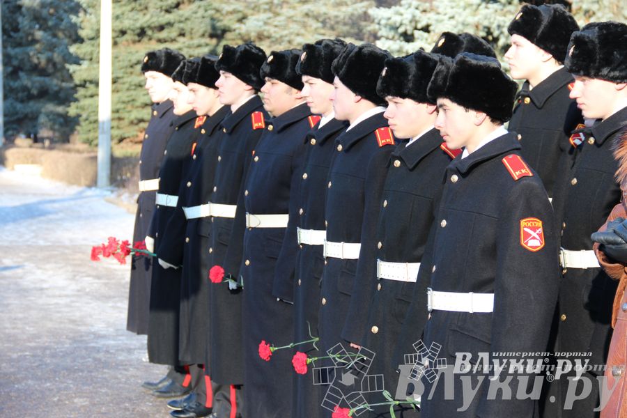 90-летие со дня рождения Александра Матросова. Митинг и возложение цветов к памятнику