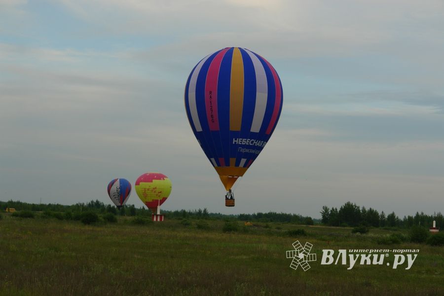 Общий старт аэростатов из крепости 9 июня