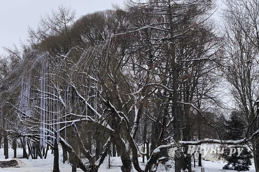 Великие Луки продолжают украшать к Новому году