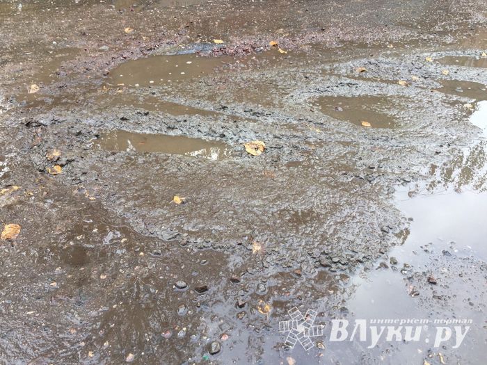 И в дождь, и в стужу бетон — на лужу (ФОТО)