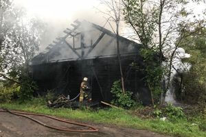 Пожар на проспекте Гагарина в Великих Луках