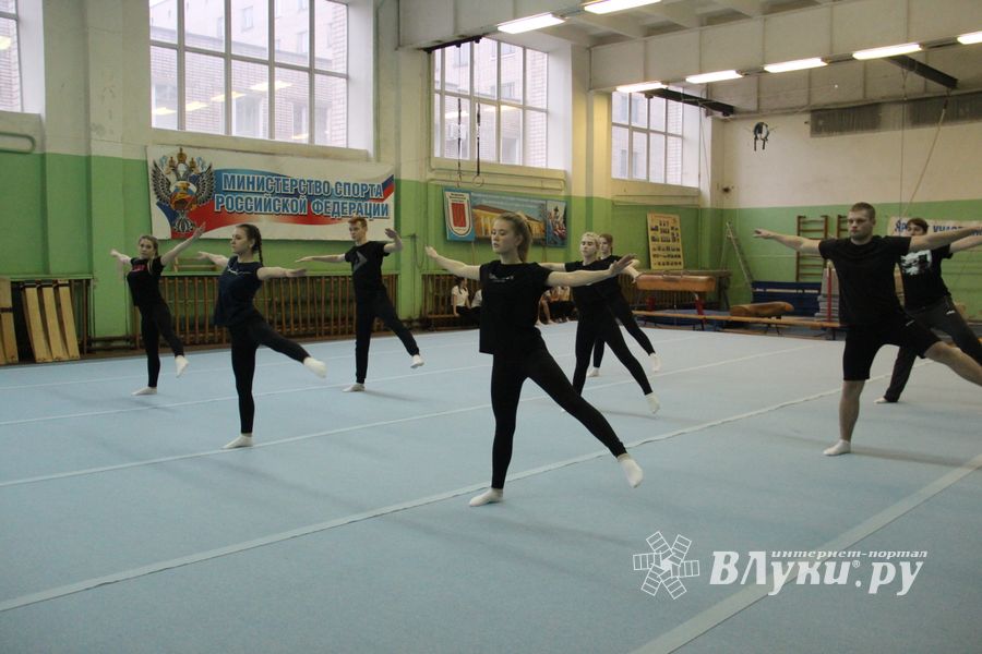 В Великих Луках проходят соревнования по гимнастике (ФОТО)