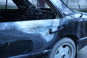 В Великих Луках сгорел очередной автомобиль