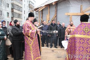 Освящение колоколов храма святителя Тихона