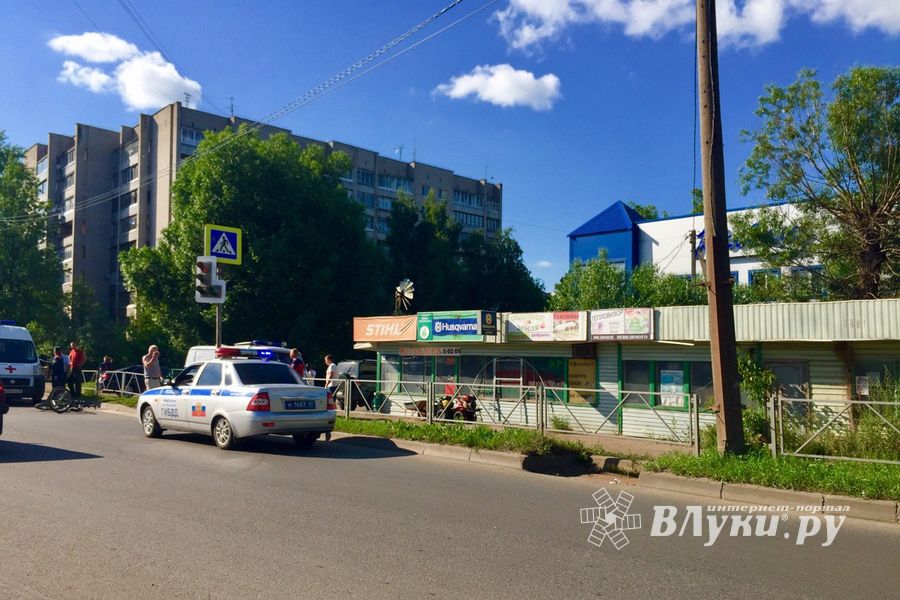 В Великих Луках сбили велосипедиста (ФОТО)