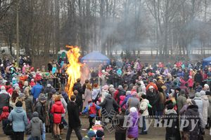 Гуляния широкой великолукской Масленицы