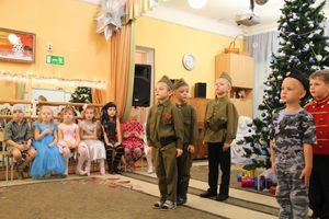 новый год в саду