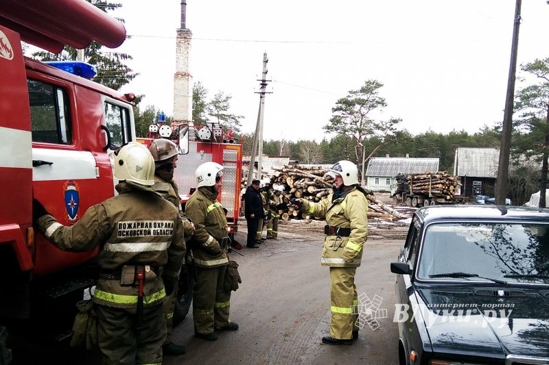 Условный пожар в Струго-Красненской районной больнице ликвидирован (фото)